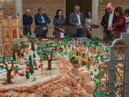 Imagen Los vestigios romanos de los yacimientos arqueológicos de la provincia se cuelan como principal novedad en un Belén de la Diputación...